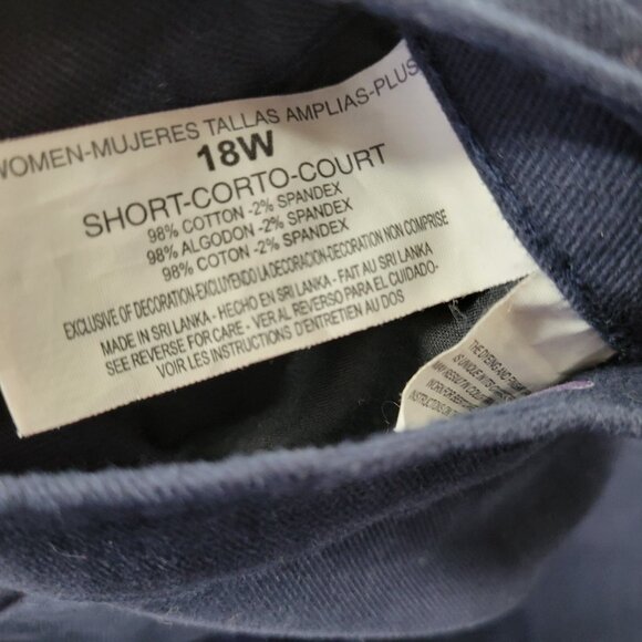 Gloria Vanderbilt Amanda Womens Jeans 18WP Straight Leg Blue Zip SL23E - Picture 9 of 9